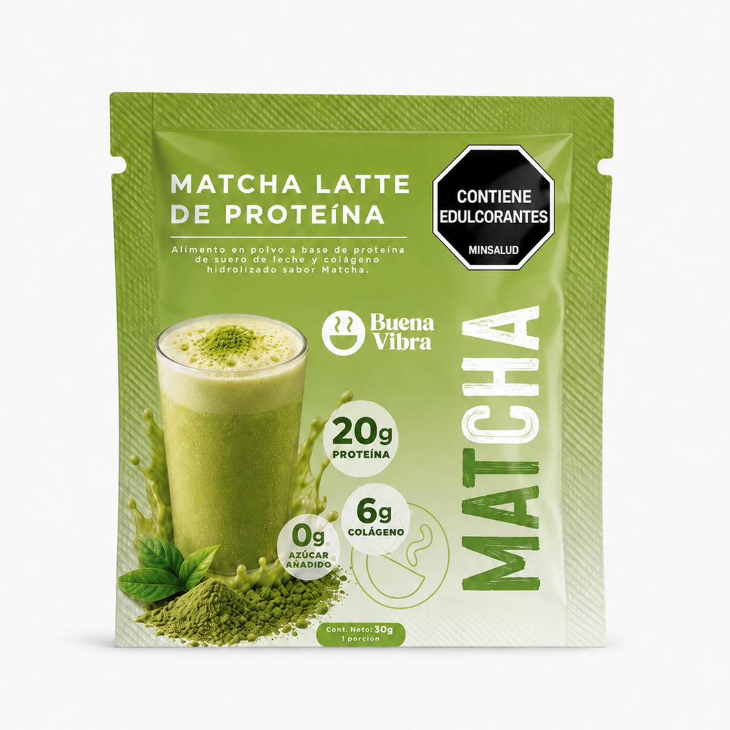 Matcha Latte de Proteína Sachet