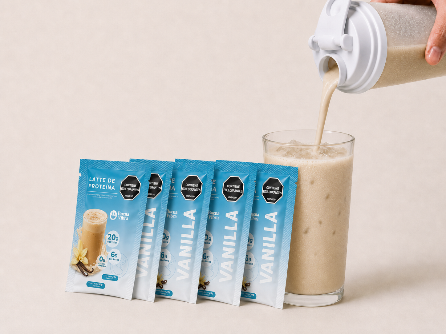 Latte de Proteína Vainilla Sachet