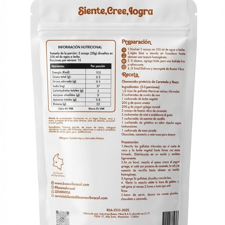 Café con Proteína de Caramelo 450g