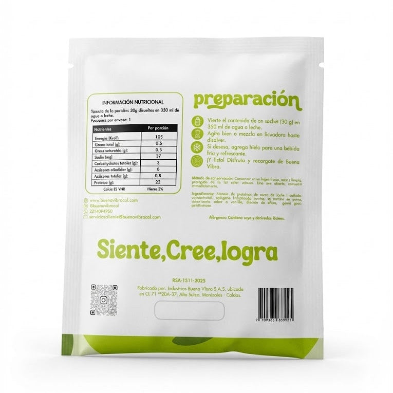 Matcha con Proteína Sachet 30g
