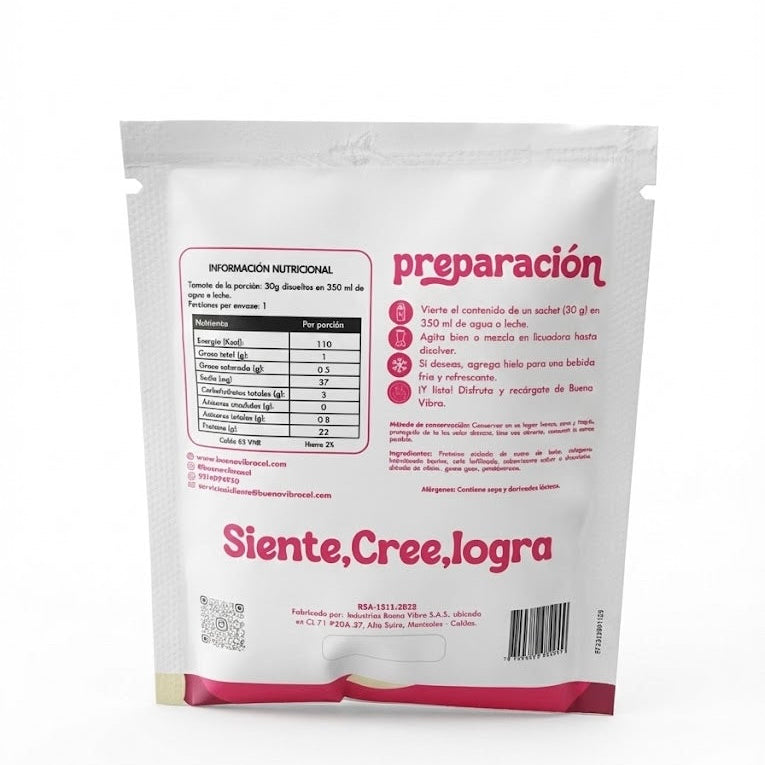 Café con Proteína Chocolate Sachet 30g