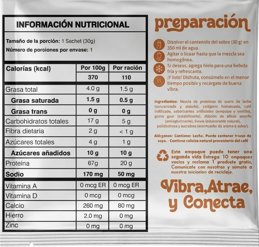 Latte de Proteína Caramelo Sachet
