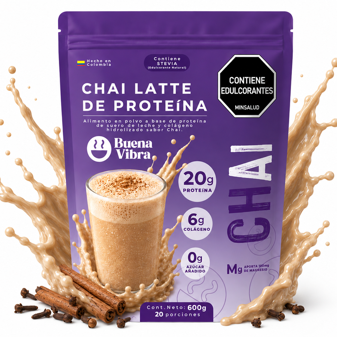 Chai Latte de Proteína 600g