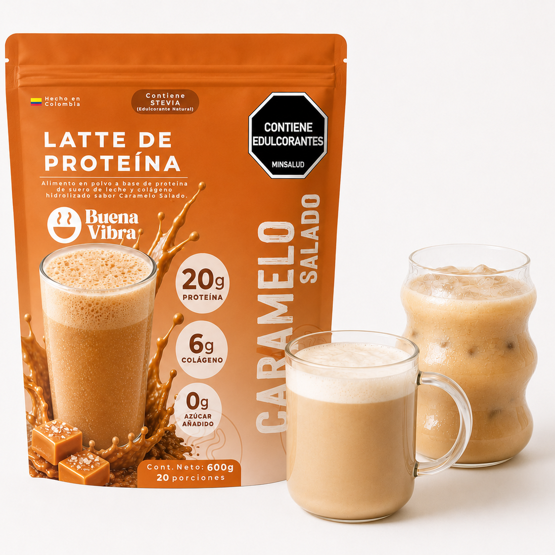 Latte de Proteína de Caramelo Salado 600g