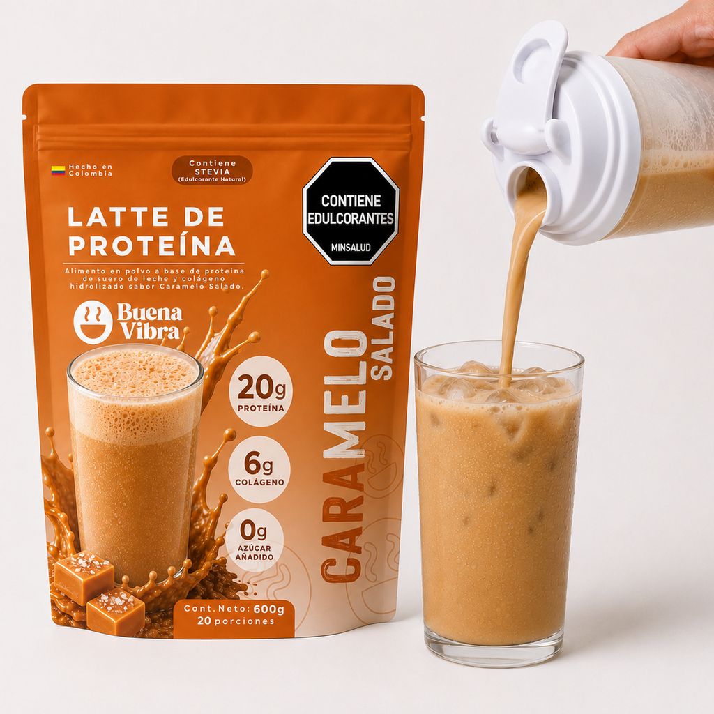 Latte de Proteína de Caramelo Salado 600g