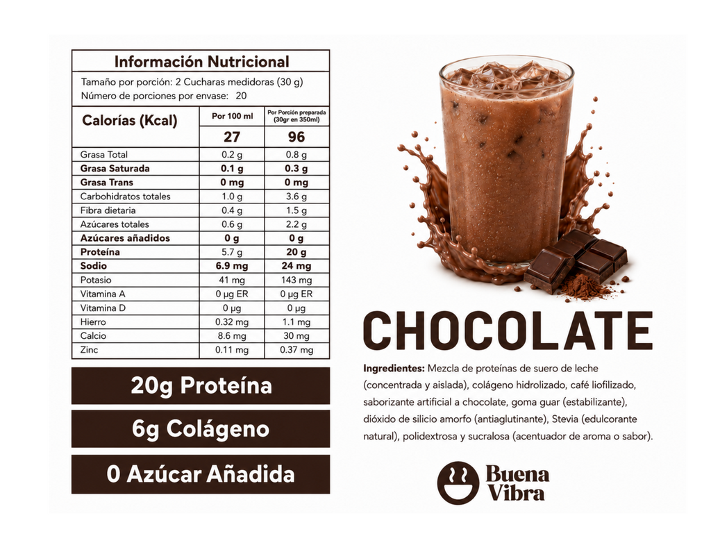 Latte de Proteína Chocolate 600g