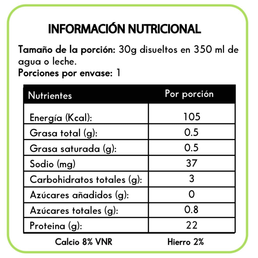 Matcha con Proteína To-Go Sachet 30g