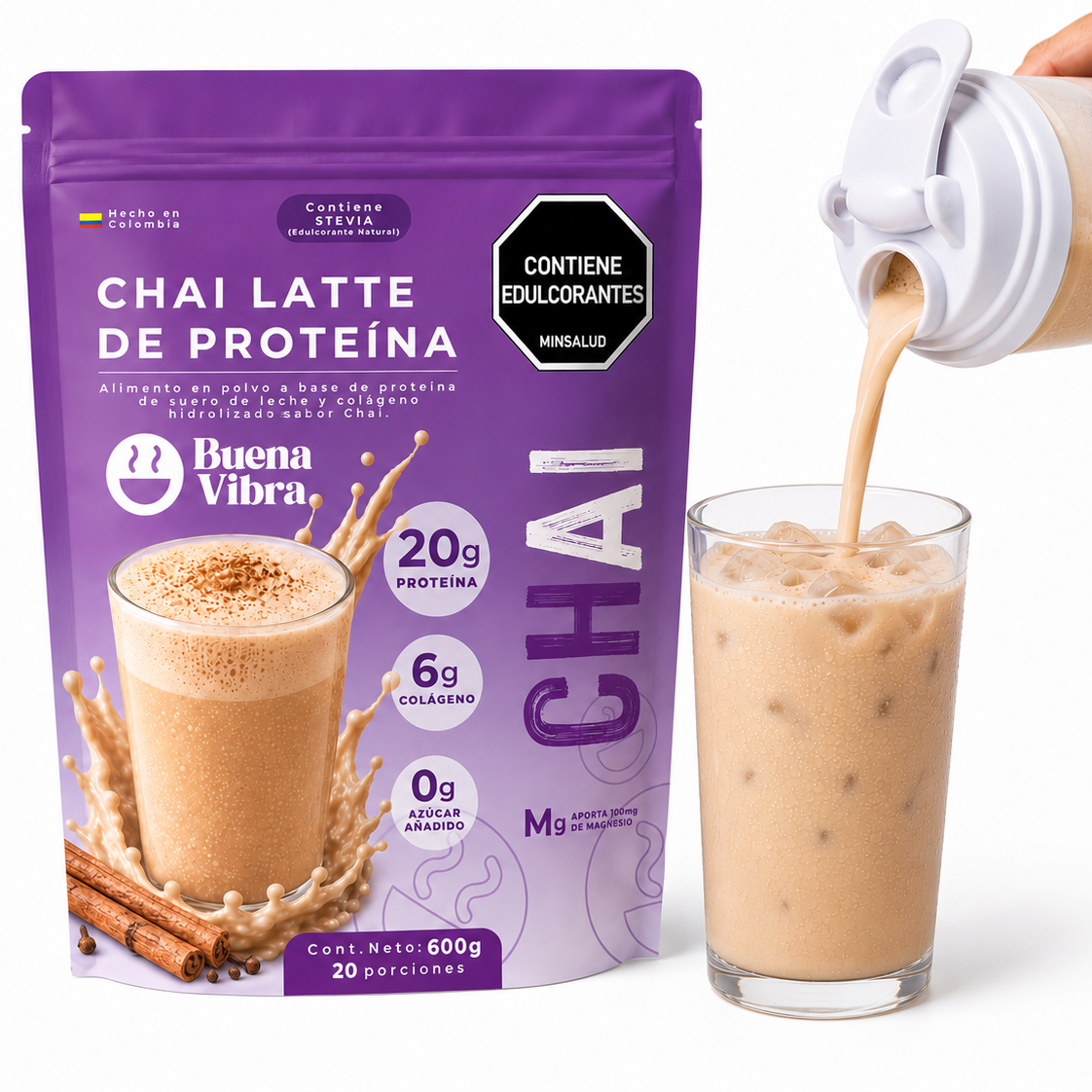 Chai Latte de Proteína 600g